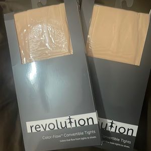 Revolution Color-Flow Convertible Tights, Adult Small, Prima Pink, NWT